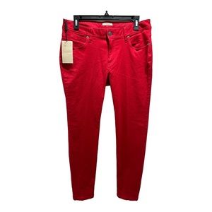 Burberry nwt red jeans size 31 skinny